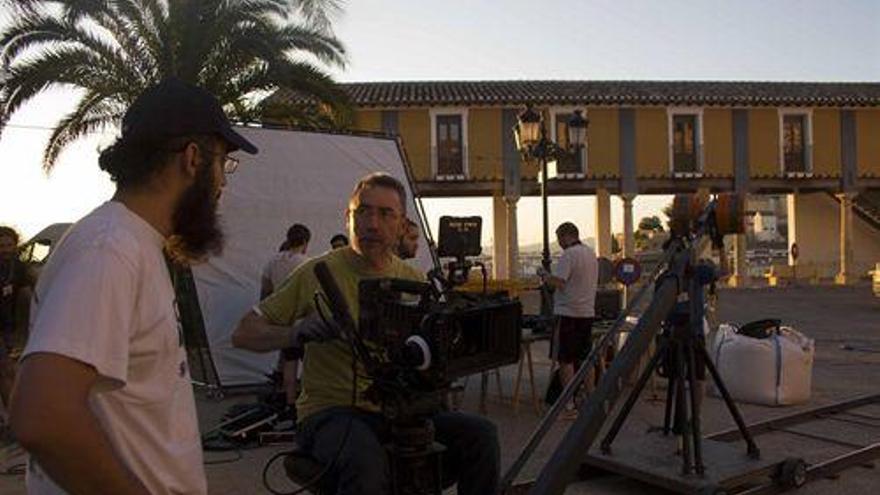 Estudiantes de la UCAM rodando la película &quot;Ambel&quot;