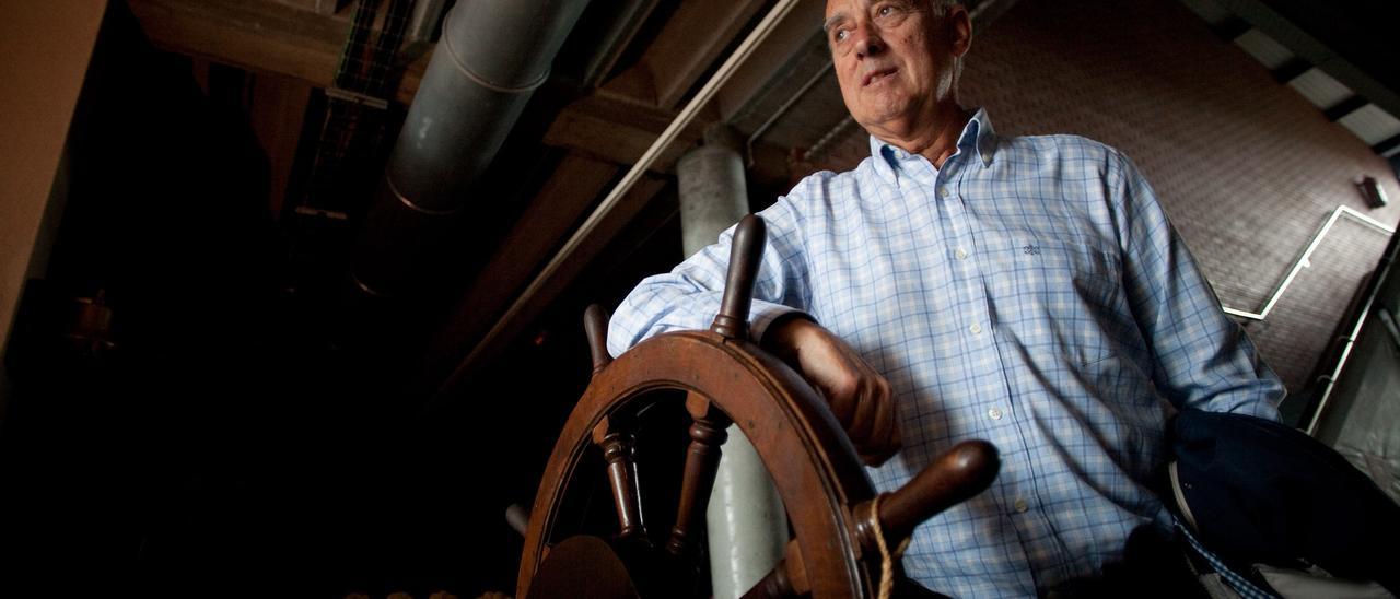 Jose Ramón García, director del Museo Marítimo de Luanco.