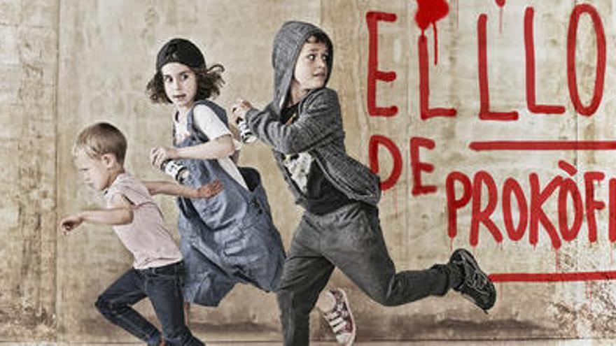 Cartell promocional del concert &#039;Pere i el llop&#039;