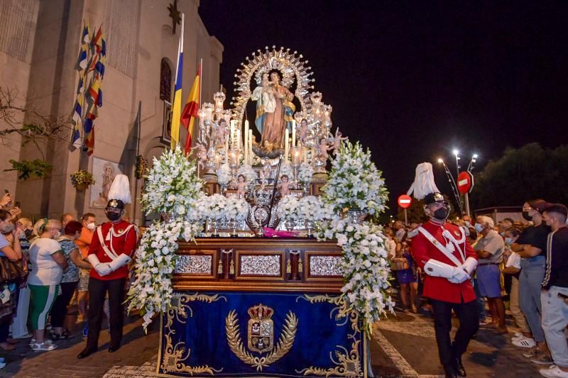 Primera procesión virgen de La Luz tras la pandemia