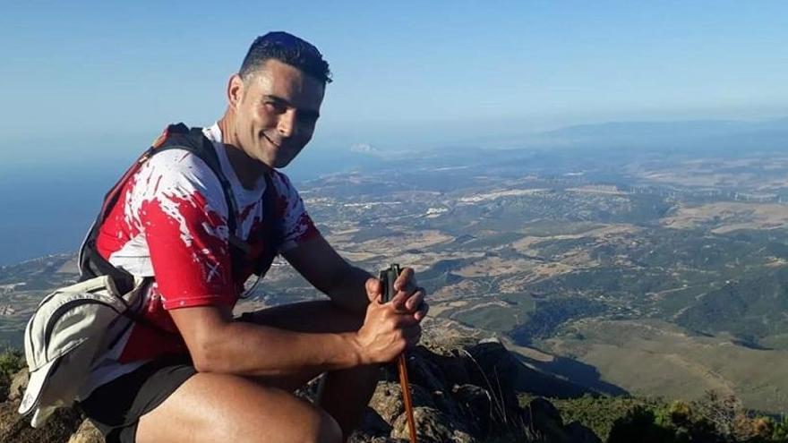 Fran Viegas, durante una de las competiciones de ultrafondo en la montaña.