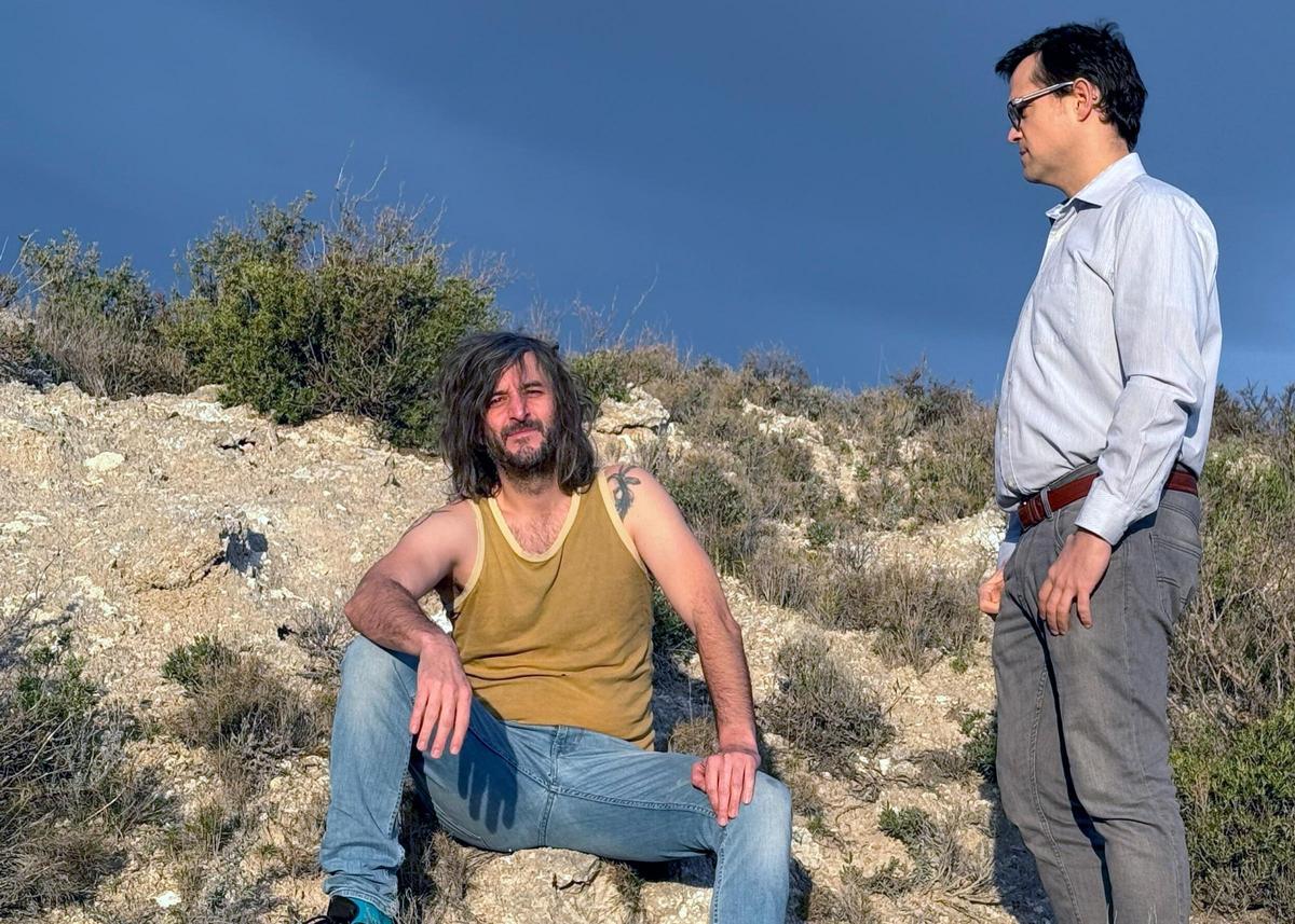 David Diestre y Fran Martínez, los dos actores que se meten en la piel de los protagonistas de True West.