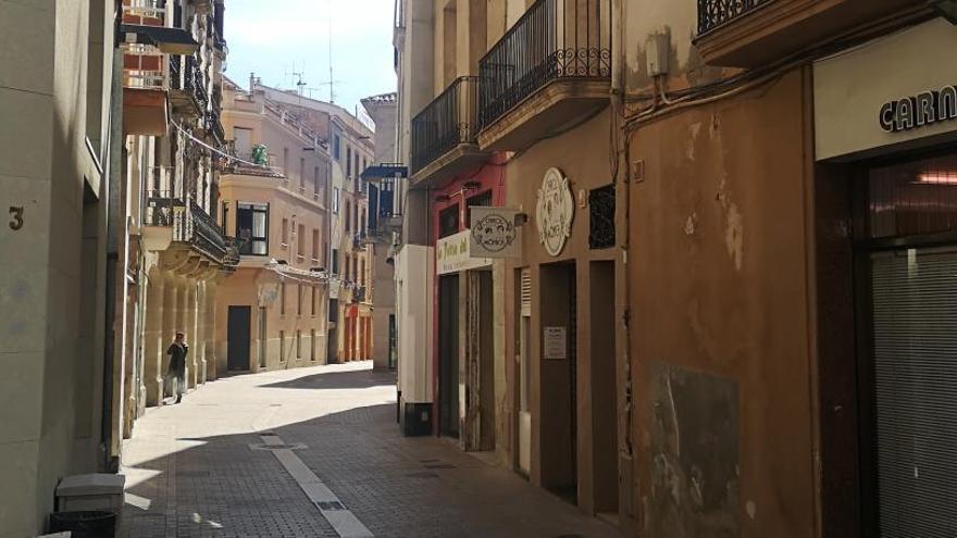 Carrer buits a Igualada