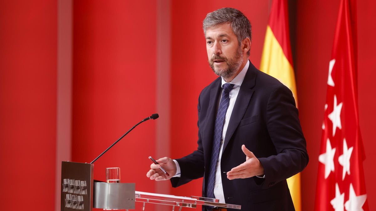 El portavoz del gobierno de la Comunidad de Madrid, Miguel Ángel García Martín.