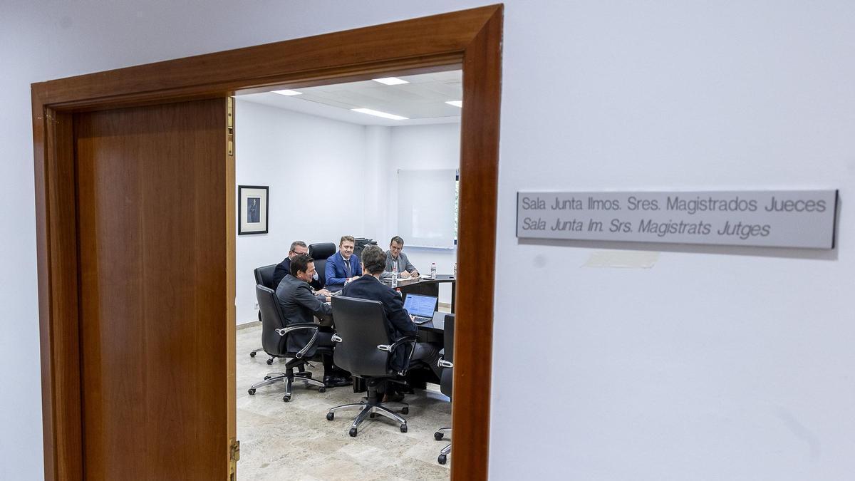 Alicante, sede del pleno de la Sala de Gobierno del Tribunal Superior de Justicia