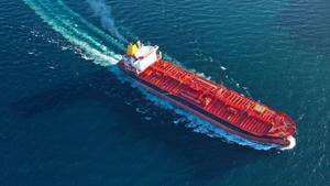 Barco de transporte de petróleo. 