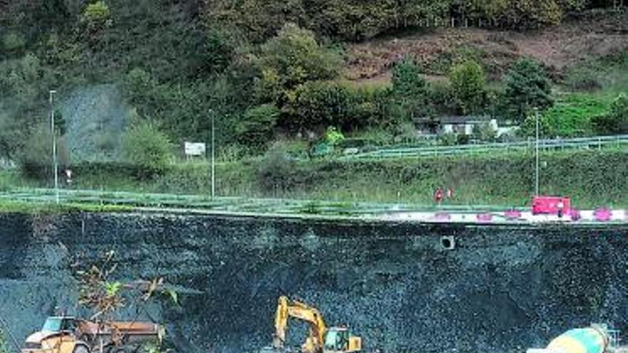 El avance de las obras en el Corredor. | L. Camporro