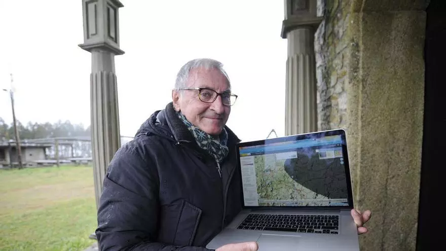 Entrevista a Eduardo Ojero, físico y astrónomo que vive en Vila de Cruces, sobre el eclipse do 12 de agosto