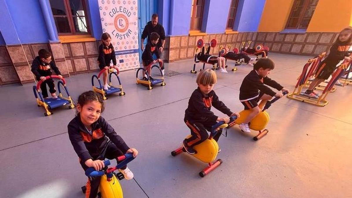 El gimnasio del colegio Lastra.