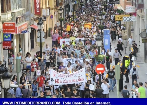 CASTELLÓN SALE A LA CALLE EN PRO DE LA EDUCACIÓN