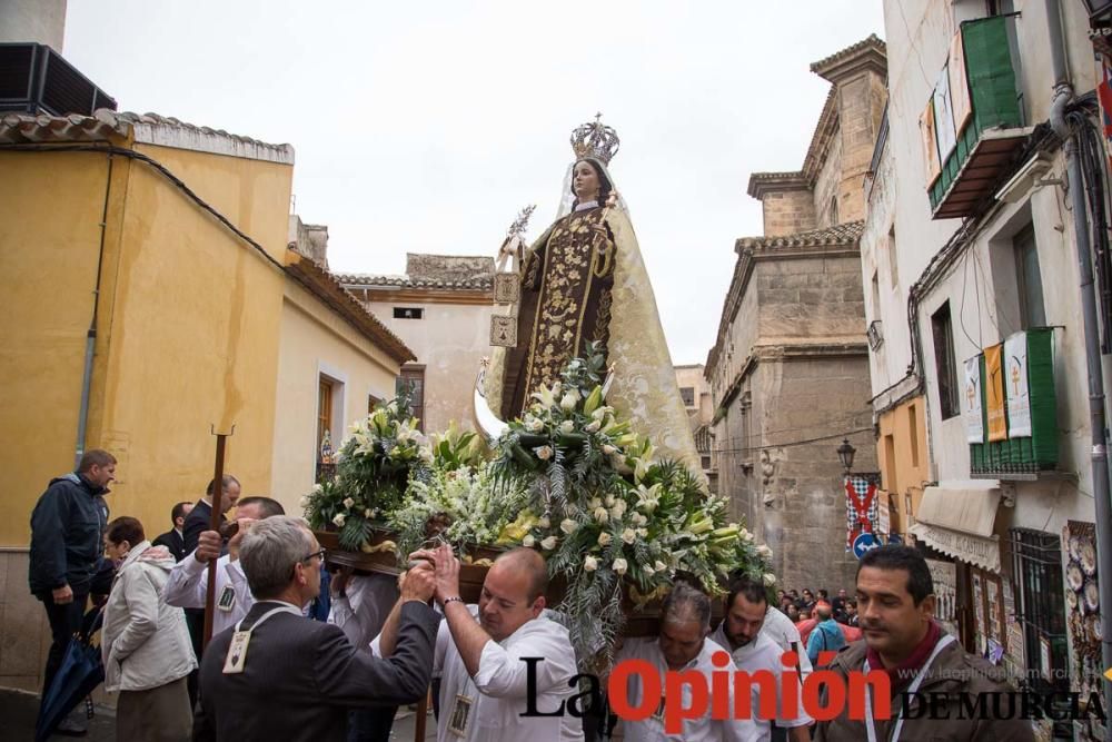 La patrona de Mula peregrina a Caravaca