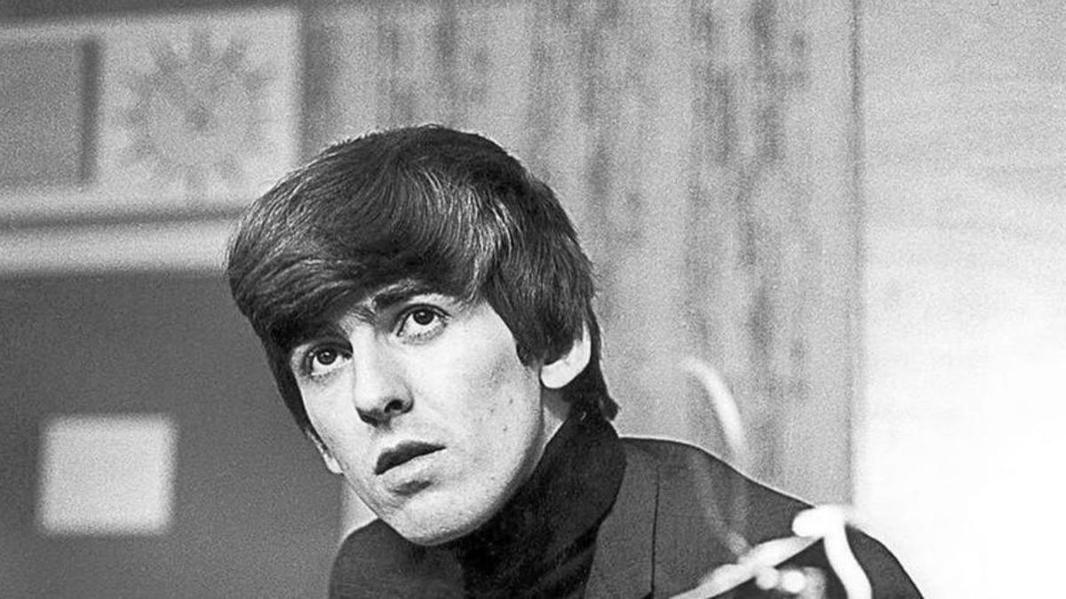 El músico y compositor birtánico George Harrison.