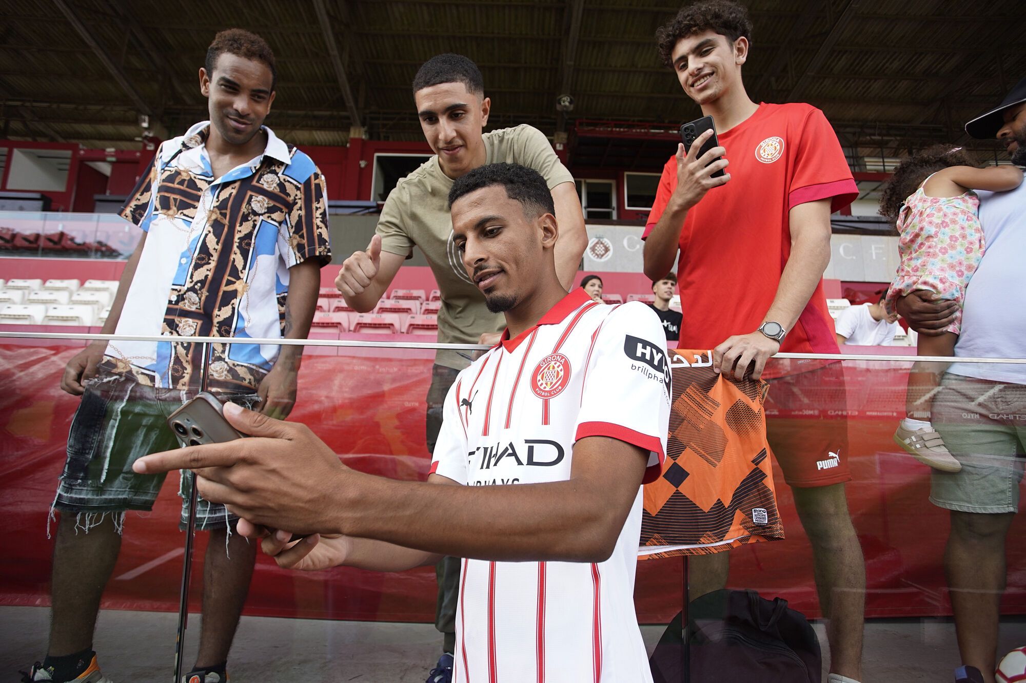 Girona Montilivi Presentació Ounahi, nou jugador del Girona FC