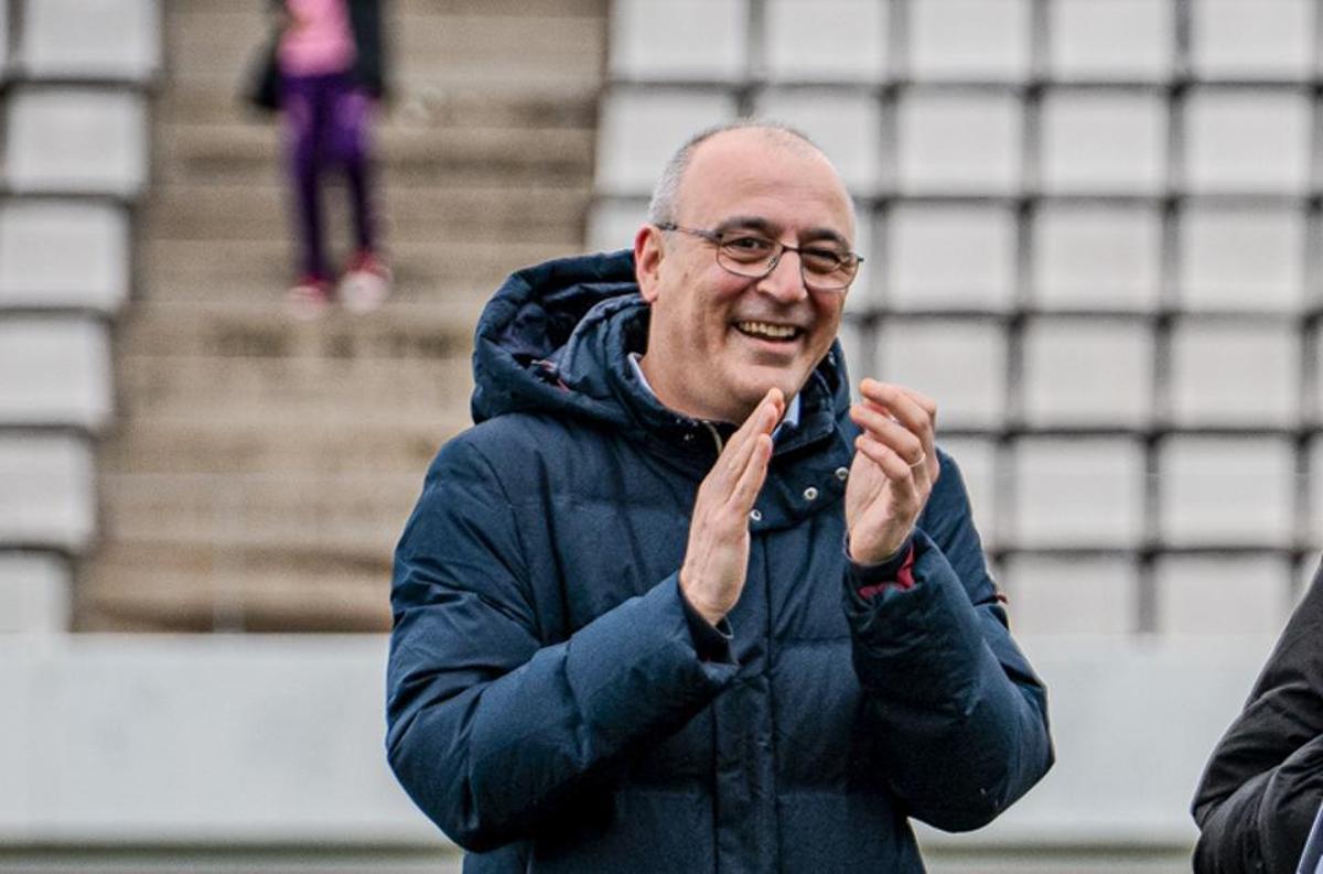 Antoni Garcia, presidente del CE L'Hospitalet.