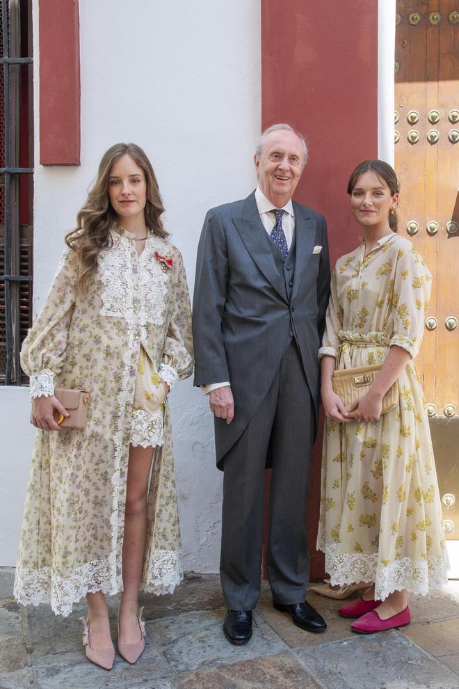 Los looks de Dior de Cecilia y Allegra Hohenlohe en la boda de Sol Medina Orleans y Pedro Domínguez Manjón