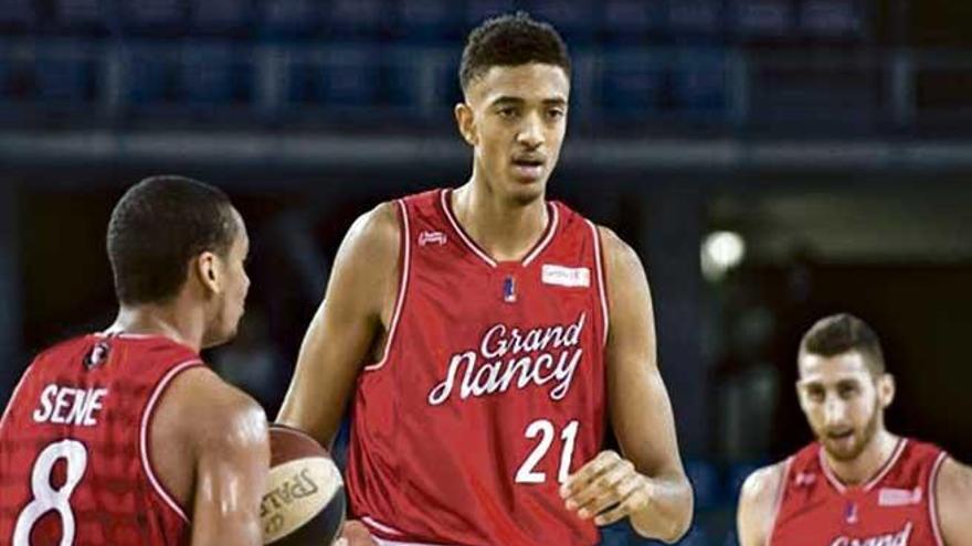 Jonathan Jeanne, durante un partido con el Nancy.