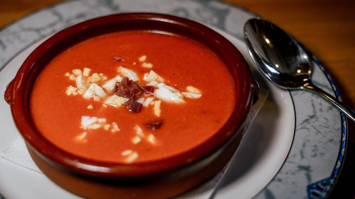 El salmorejo del restaurante Cal Santi.