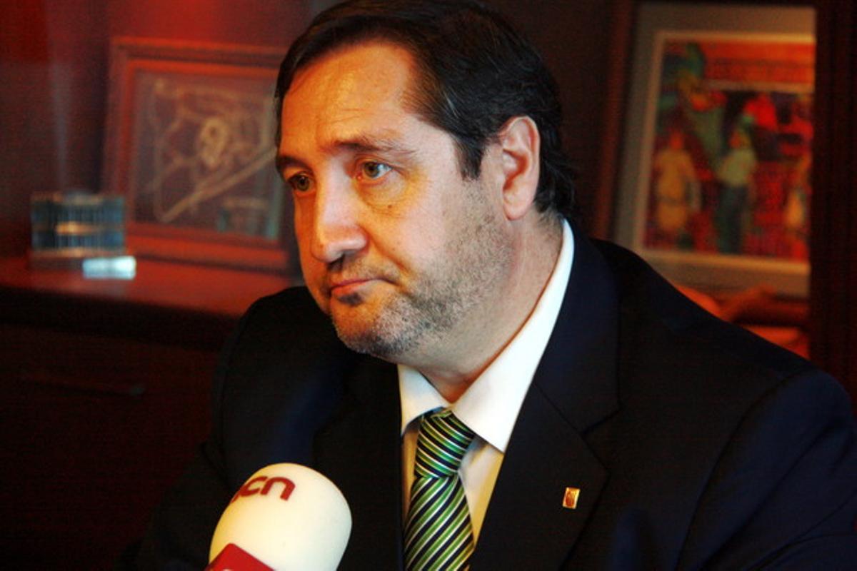 El conseller d’Agricultura, Josep Maria Pelegrí.