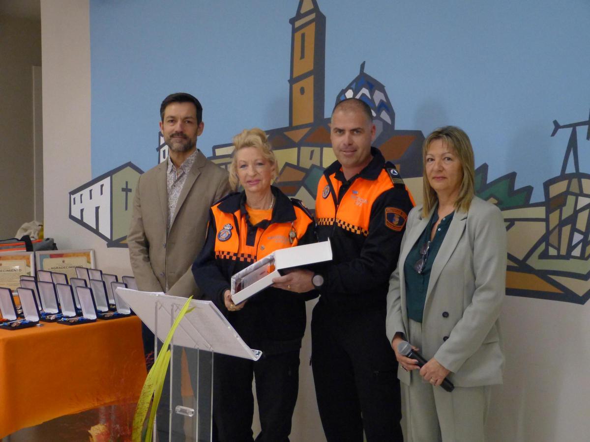 Reconocimiento a una de las voluntarias