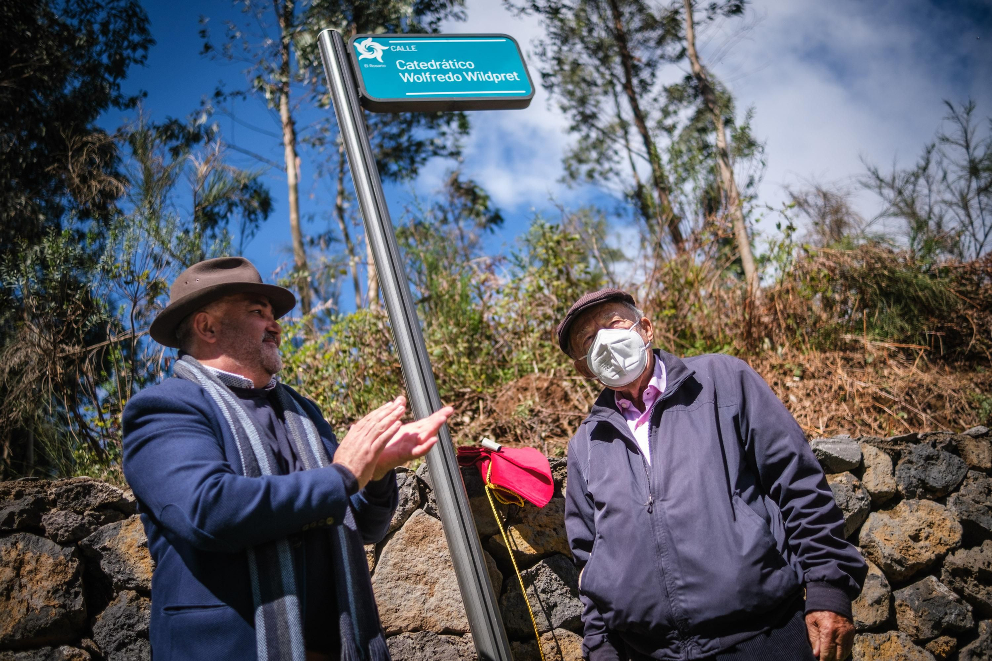 Inauguración de la calle Catedrático Wolfredo Wilpret