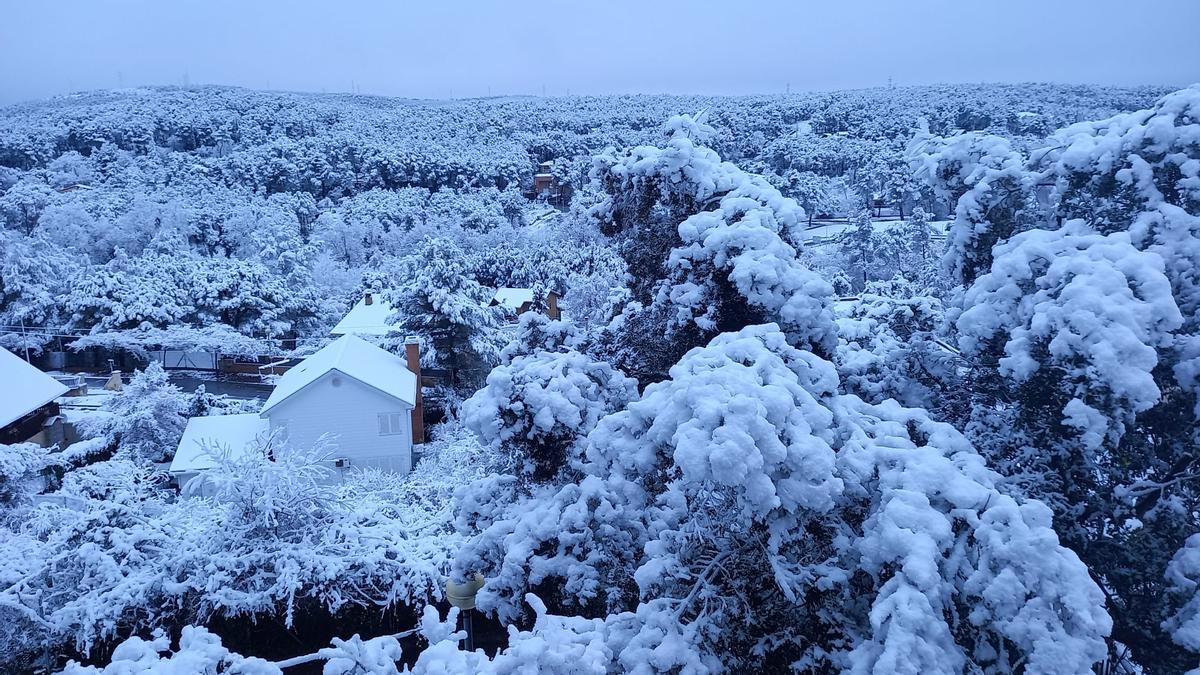 Nieve en Begues