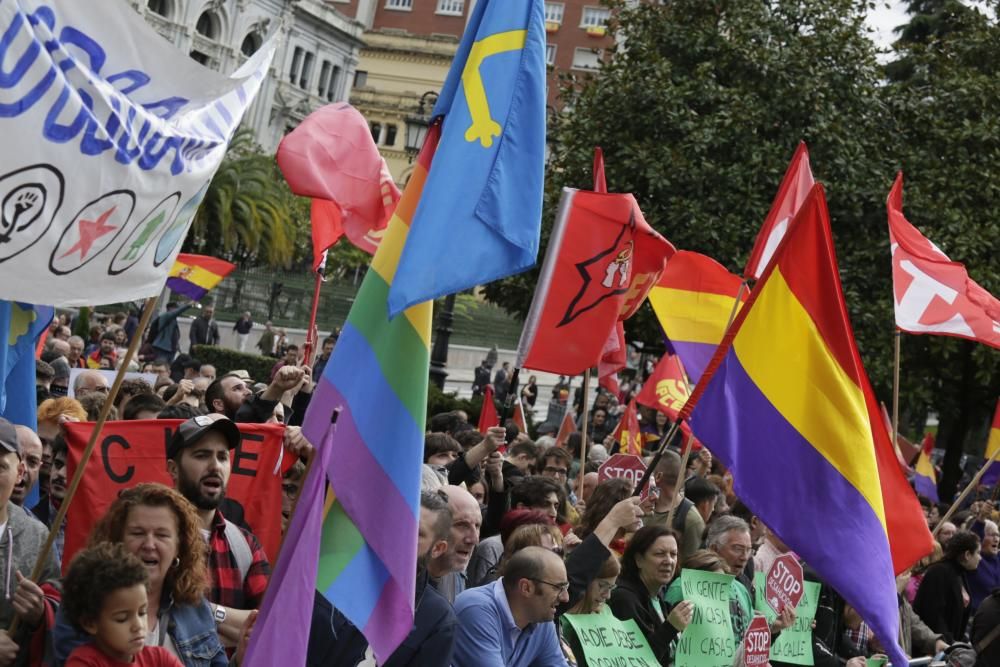 Las protestas en la plaza de La Escandalera