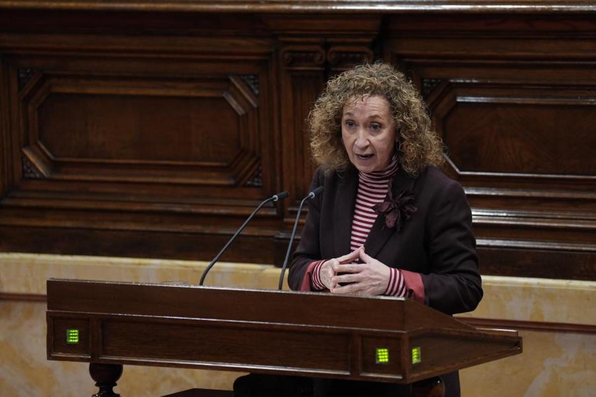 La portavoz de ERC en el Parlament, Ester Capella.