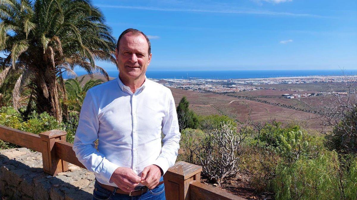 Óscar Hernández, en Agüimes.