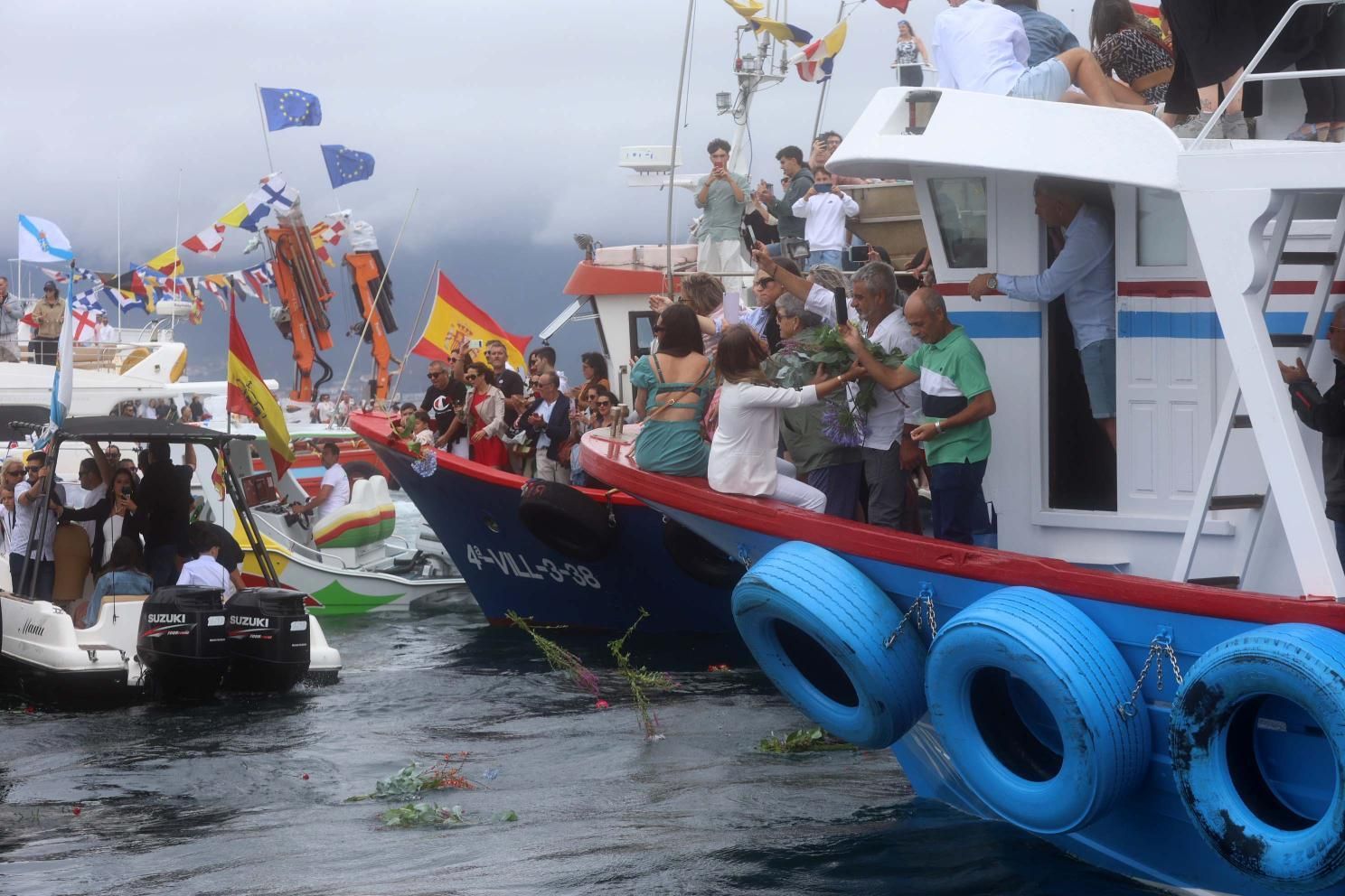 A Illa rompe récords en la procesión del Carmen