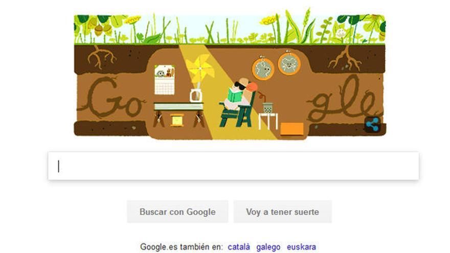 El solsticio de verano, en el &#039;doodle&#039; de Google