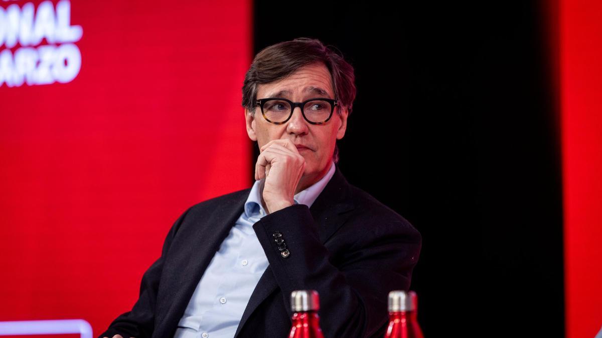 El ‘president’ catalán Salvador Illa, en su última visita a Zaragoza el pasado mes de marzo.