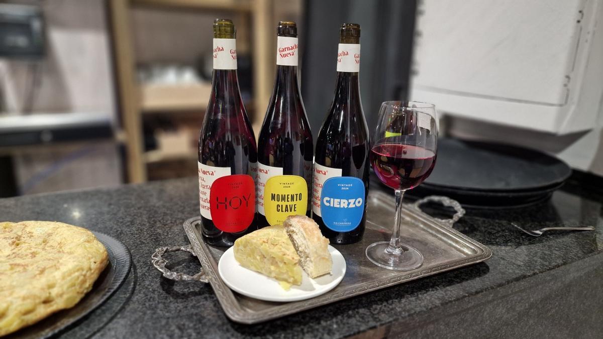 La Garnacha Nueva de Cariñena maridará la VII Liga de la Tortilla.