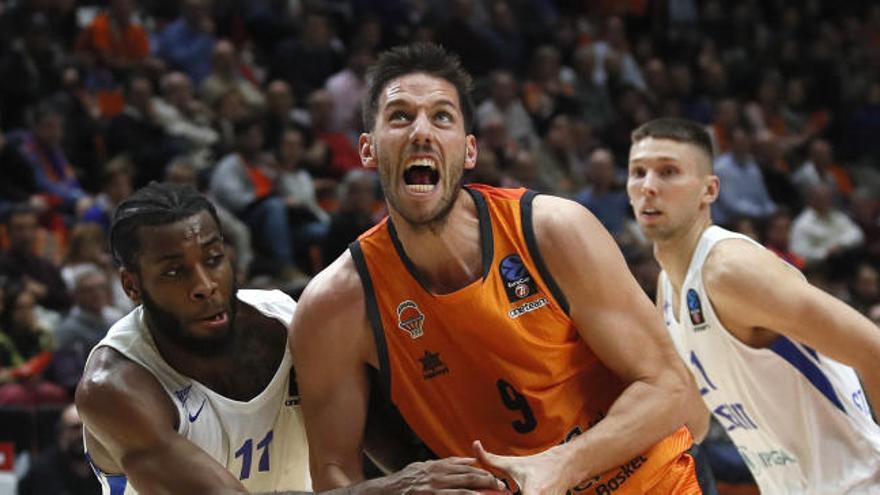 Van Rossom, durante el choque ante el Zenit.