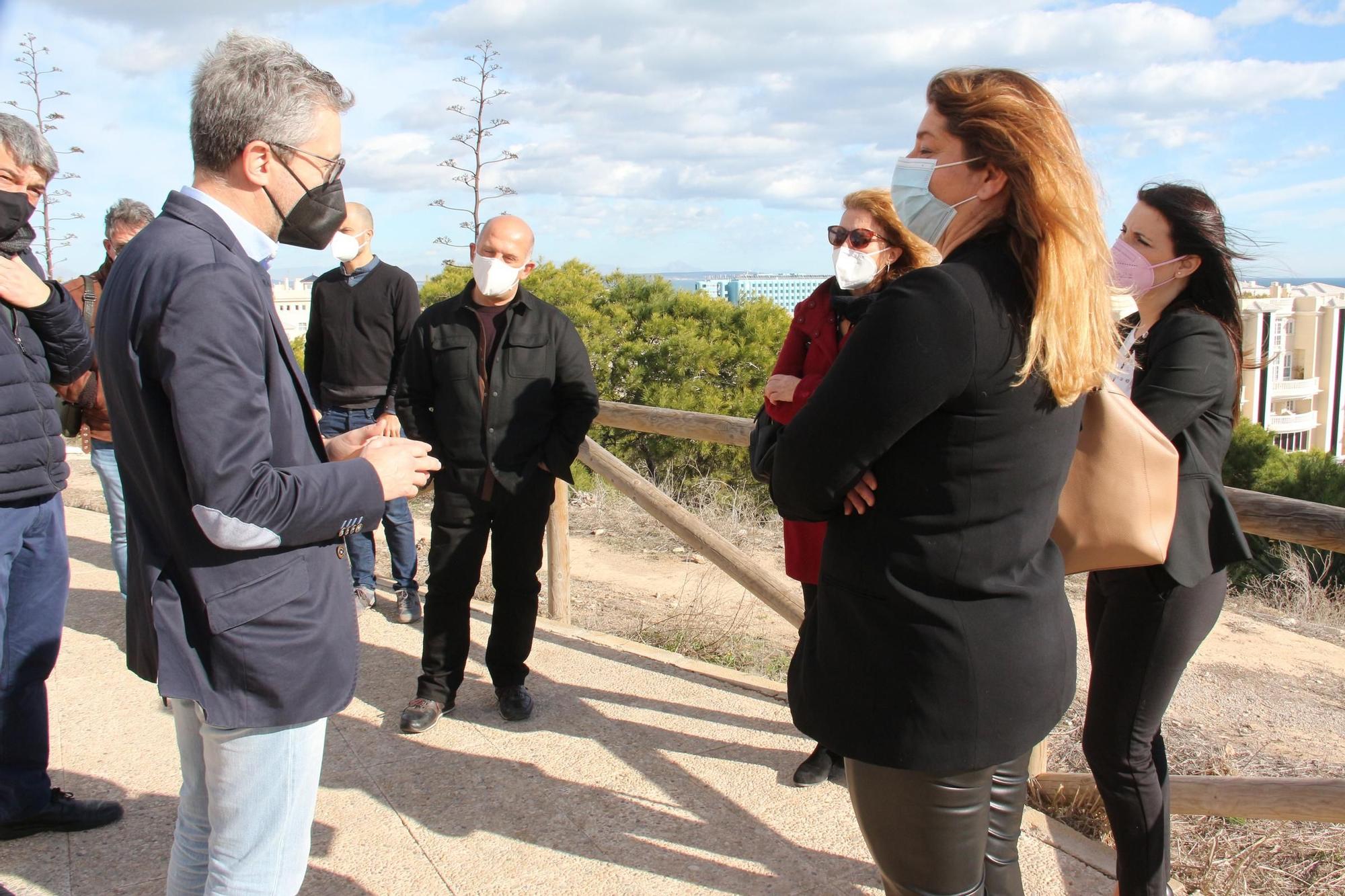 Presentación del carril en El Moncayo