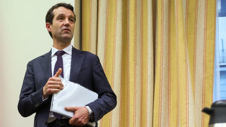 Ángel Escribano, esta semana, antes de su intervención en el Congreso de los Diputados. | KIKO HUESCA