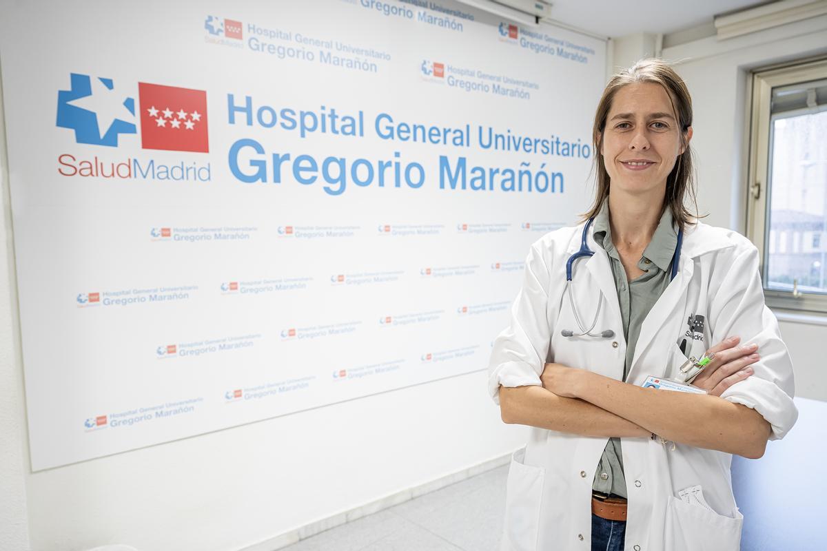 La doctora Leire Pérez-Latorre, médico del Gregorio Marañón