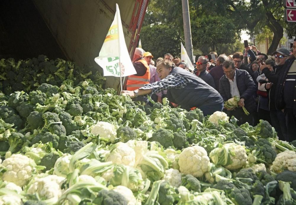 Así ha sido la manifestación de los agricultores en Murcia (II)