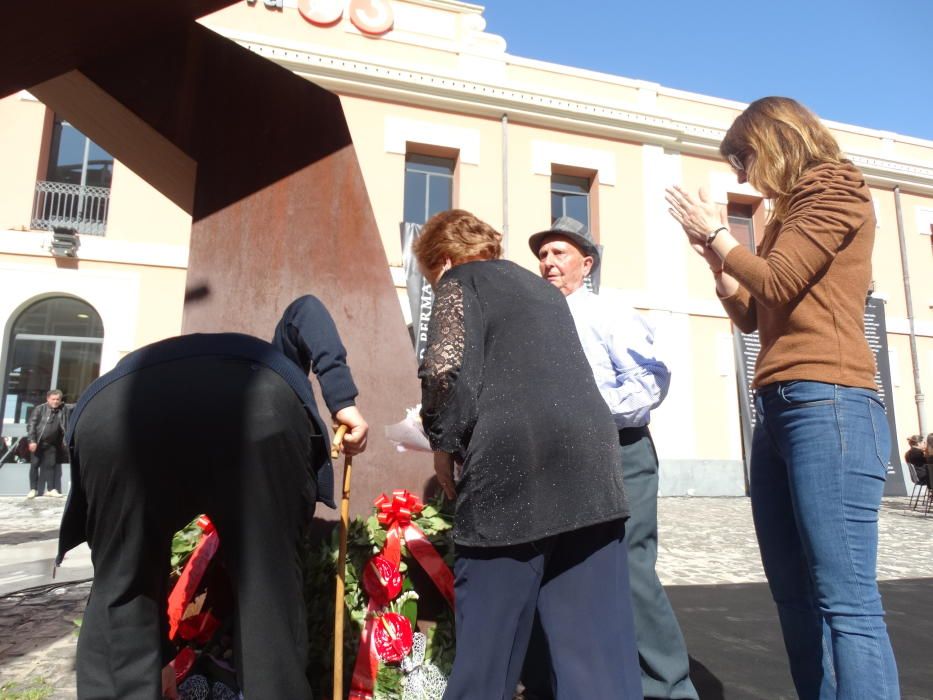 Homenaje a las víctimas del bombardeo franquista en Xàtiva