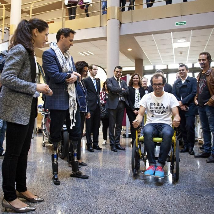 Hugh Herr visita la Escuela Politécnica de Gijón