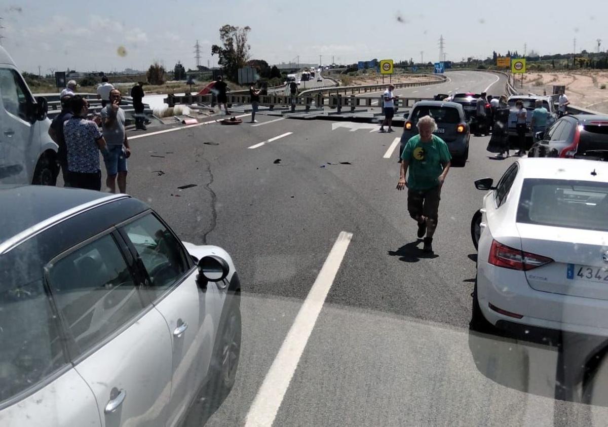 Imagen de los desperfectos ocasionados por el siniestro.