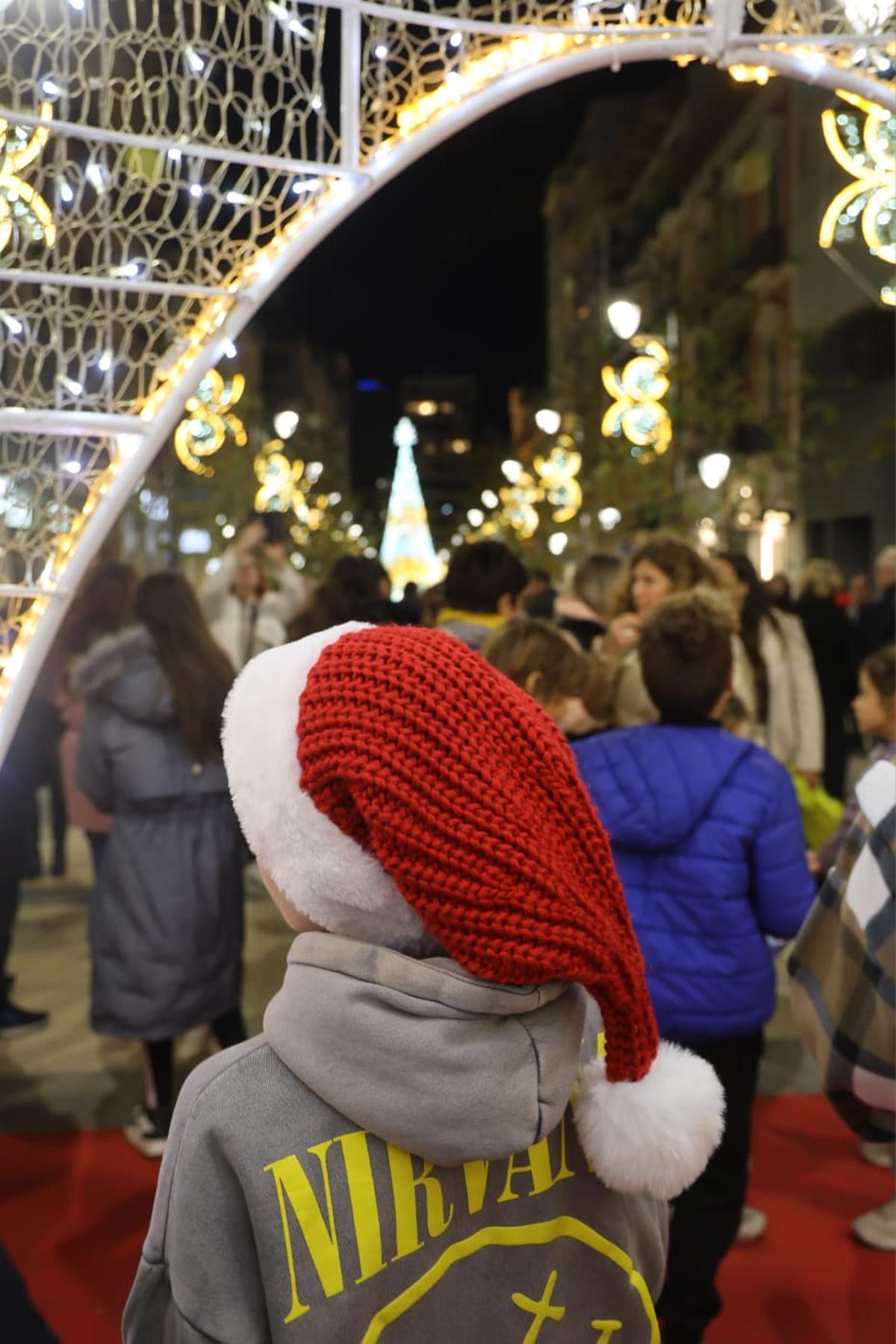Encendido de las luces de Navidad en Alicante