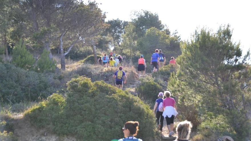 La Marxa Mar i Muntanya  de Palamós bufa 40 espelmes