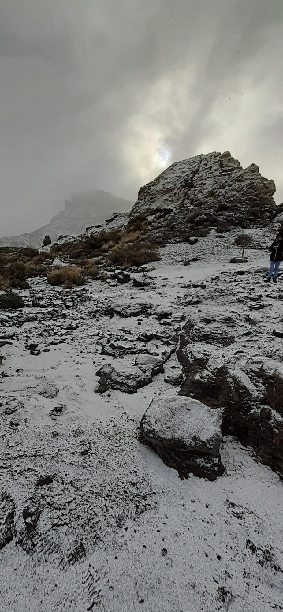 Las imágenes de la nevada en Tenerife