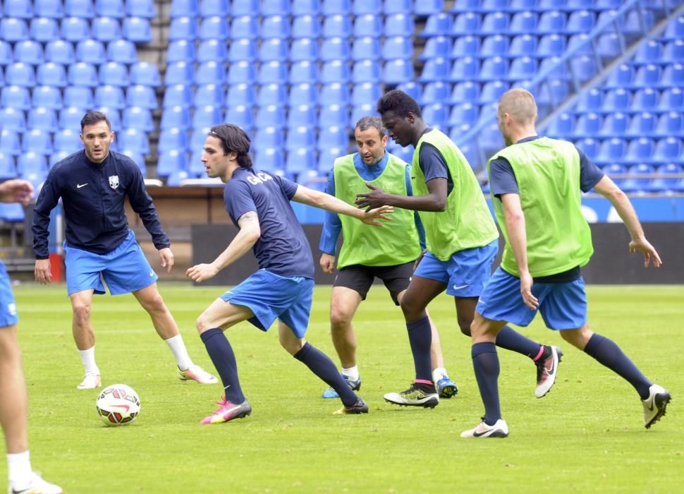 Entrenamiento de la Selección Galega en Riazor