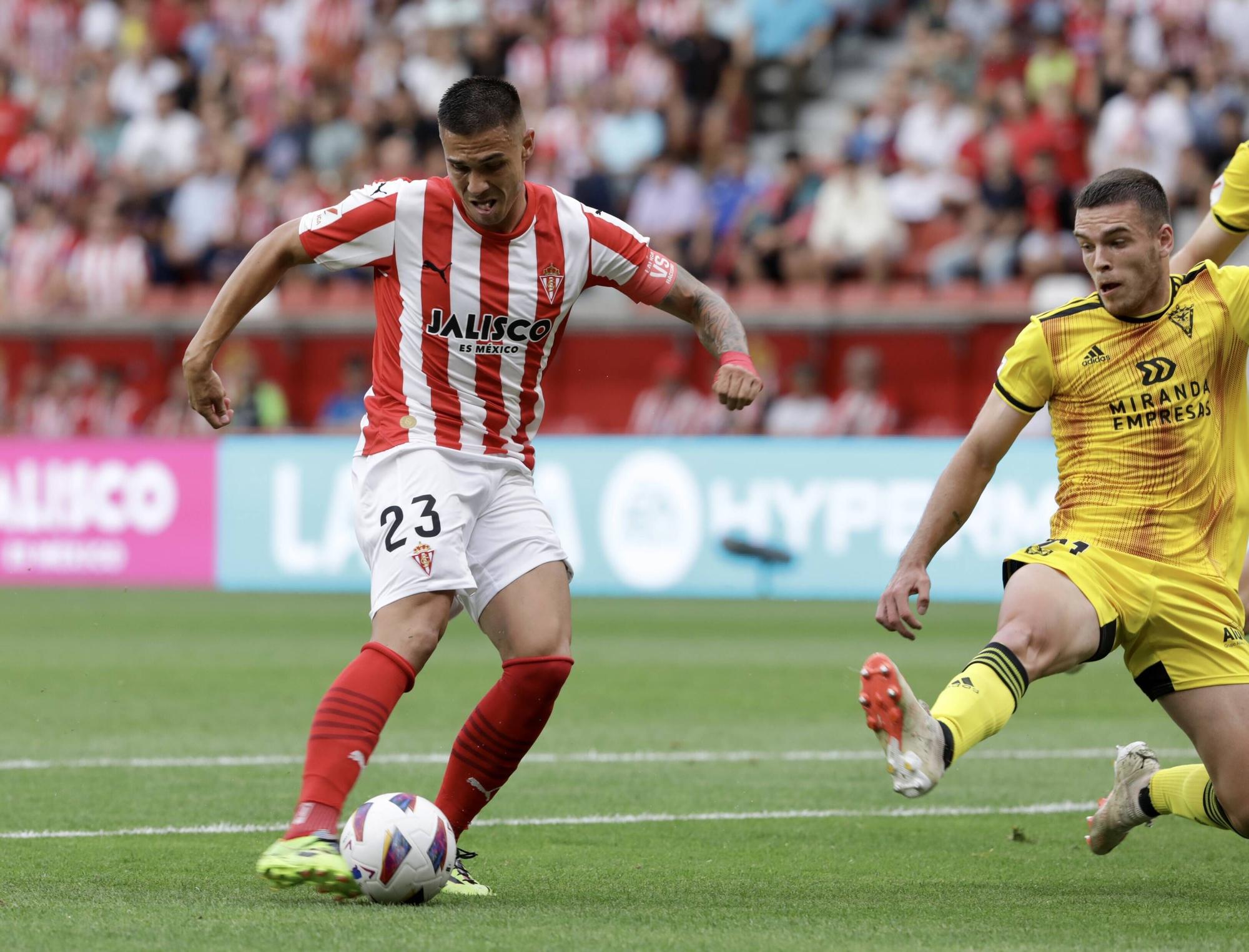 Así fue el partido entre el Sporting y el Mirandés