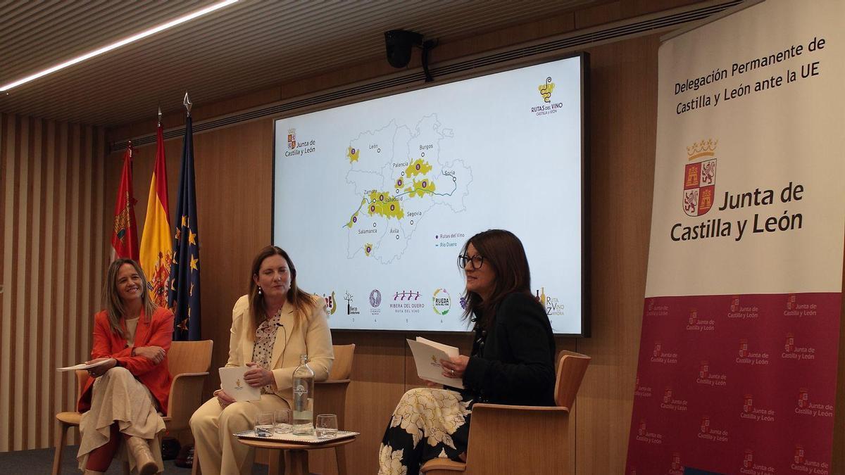 la Junta promociona en la capital de Europa el enoturismo en Arribes, Toro y Zamora