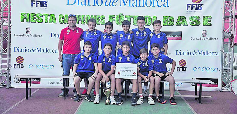 CAMPEÓN FÚTBOL SALA: Fisiomedia Manacor Palma Futsal B. Infantil Copa B