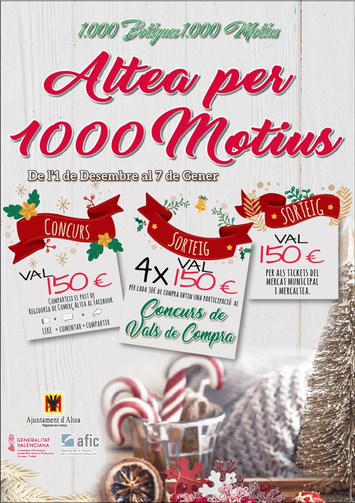 Comercio lanza la campaña comercial “Altea per 1.000 motius”