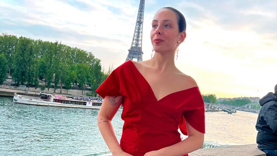 Carla Souto, durante su reciente estancia en París