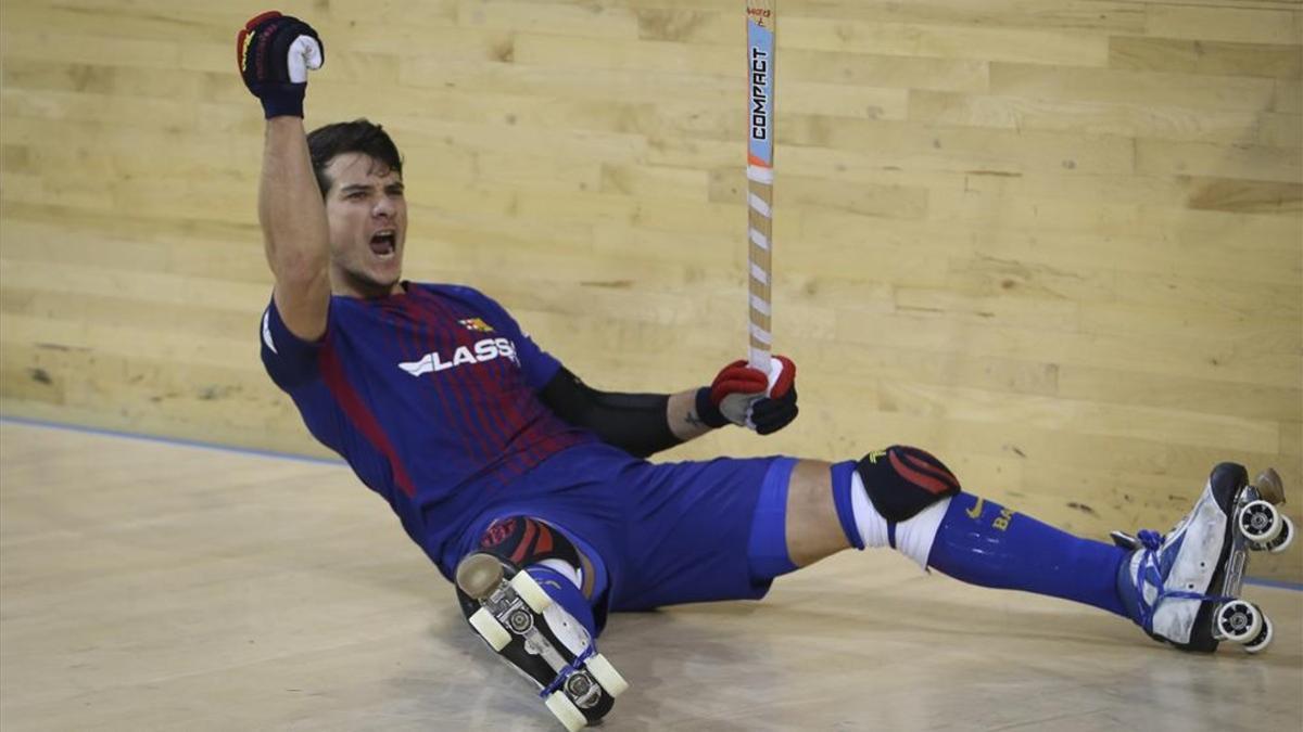 Pablo Alvarez celebra un gol